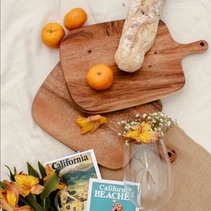 Cheese board from acacia wood